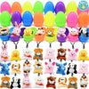 Lukbera 24Pcs Plush Animals Keychain Set, Cute Mini Keychain Toys For Kids Goodie Bag Classroom Prize