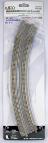 Kato 20-185 N Unitrack 18 7/8 - 17 5/8 Radi Dbl Curve 2pcs