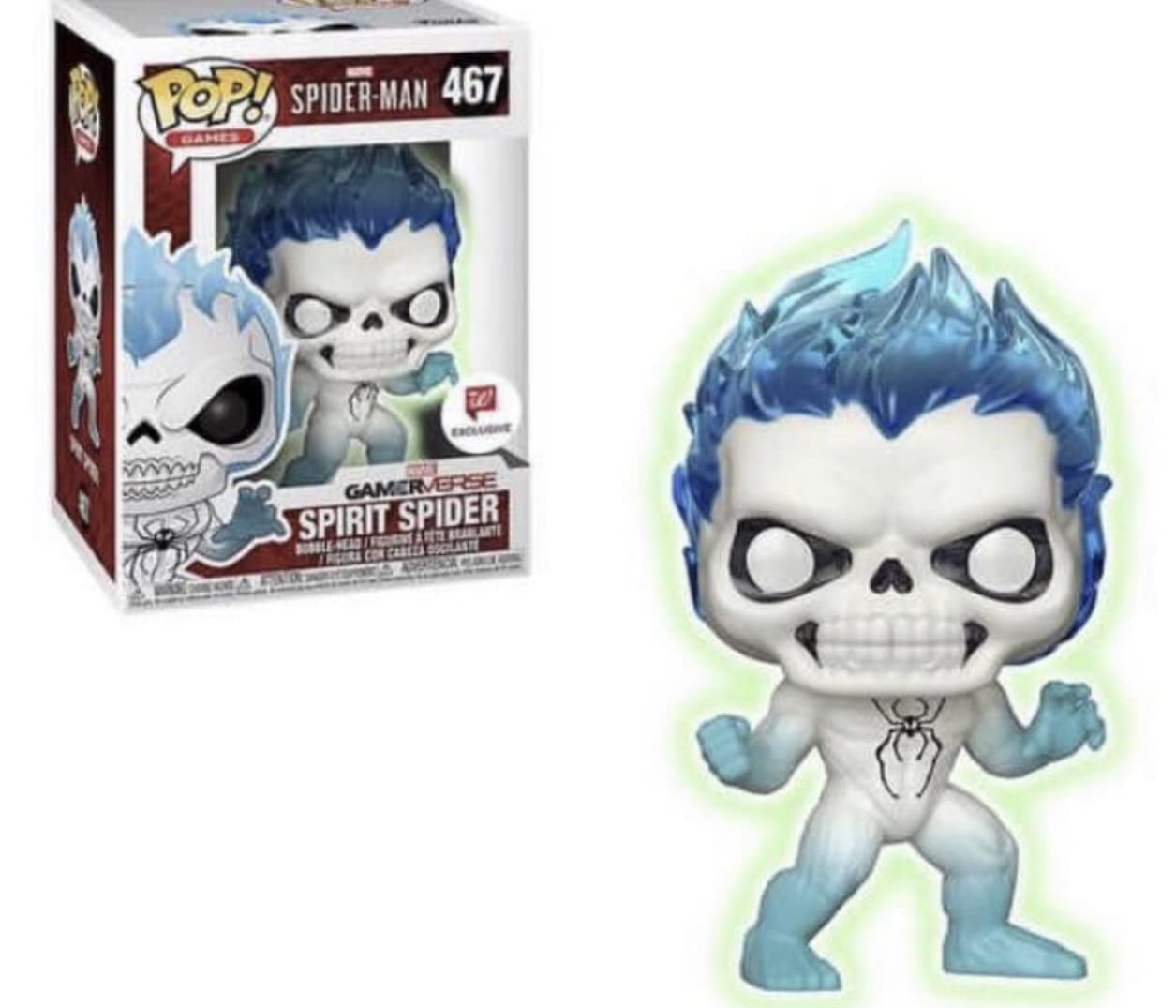 Spider-Man - Spirit Spider Glow In The Dark Collectible Figure, Multicolor
