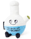 Punchkins Bong Plushie - Cant We All Just Get A Bong Punny Plush, Gift for Smokers, Funny Plush Toy for Gifting