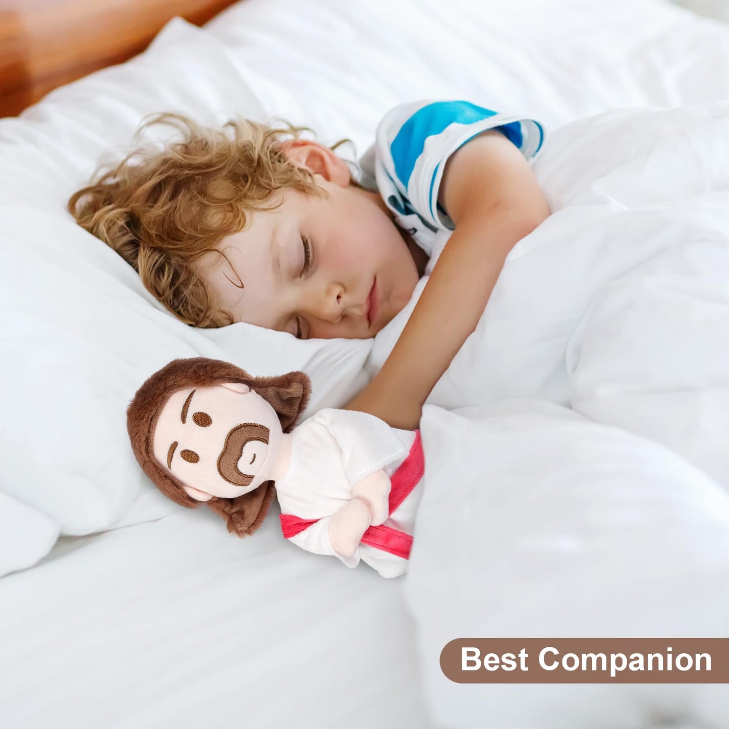 Suzzipals Jesus Plush, Warmable & Coolable Stuffed Animal, Lavender Scented Heating Pad For Relaxation, Jesus Gifts For Kids & A