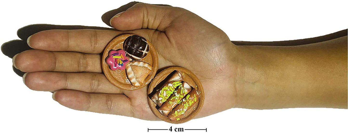 JDProvisions Miniature Mexican Fiesta Clay Pretend Food Decorations Arts Day of The Dead Offerings Dia De Los Muertos Ofrendas C