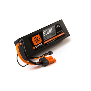 Spektrum Accessories Smart Powerstage Surface Bundle: 5000mAh 2S 50C LiPo Battery (IC5) / 100W S100 Charger, SPMX-1032