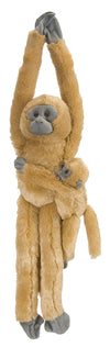 Wild Republic Common Langur w/baby Plush Monkey Stuffed Animal Plush Toy Gifts for Kids Hanging 20 Inches