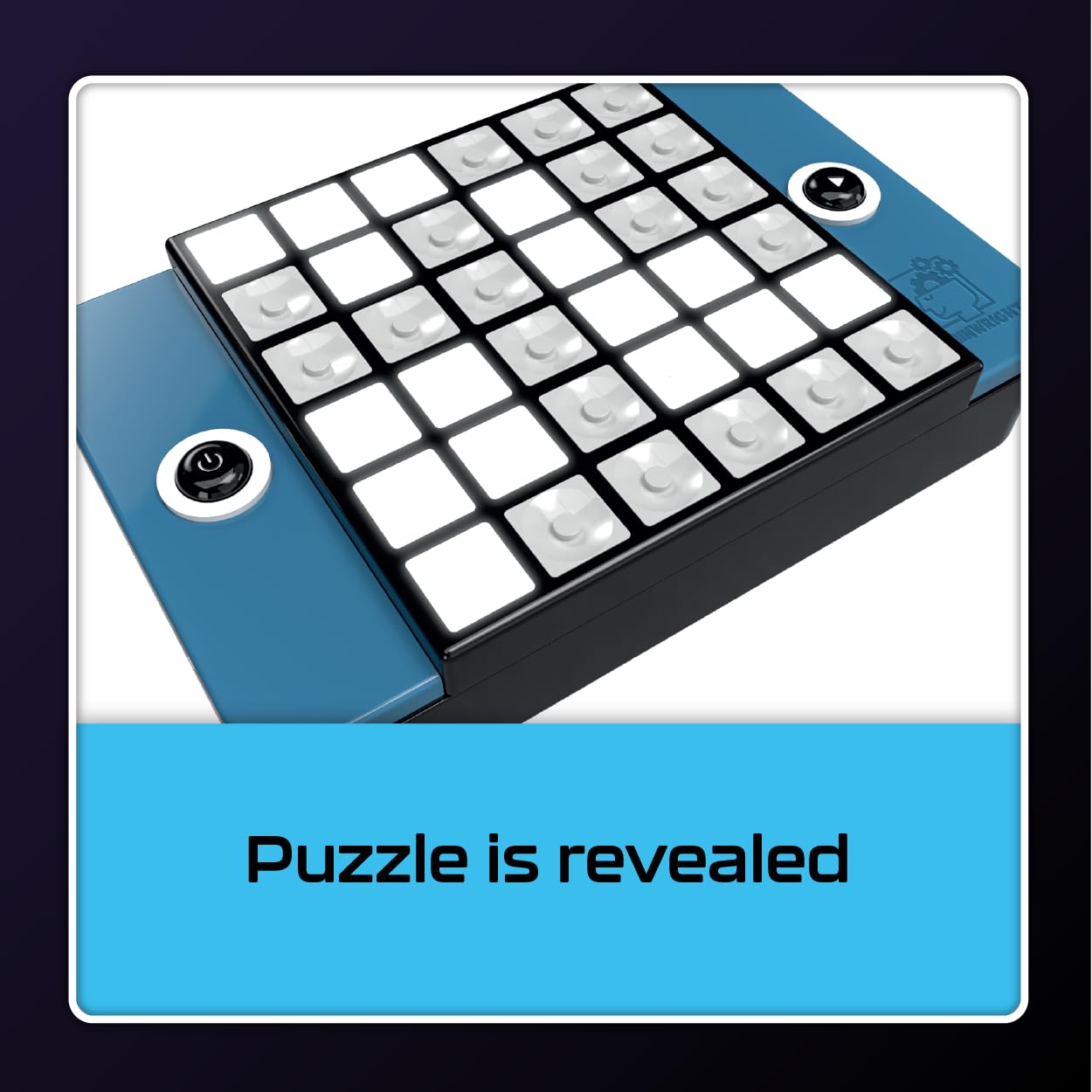 Brainwright - Puzzle Bright - The Electronic Light Up Brain Teaser Puzzle For Ages 8+. Brain Games For Kids And Adults, Travel Games, Stocking Stuffer Gift For Kids, Teens And Adults, 1+ Players