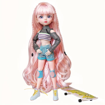 Ucanaan Bjd Doll 1/6 Sd Dolls 10 Inch Comes With A Full Costume, Shoes And Wig, Five Pairs Of Hands And Replaceable Eyes. Best G