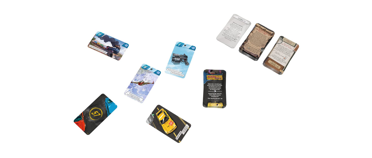 Space Cowboys Legendary Adventures Card Game - Cooperative Escape Room Fun for 1-6 Players, Ages 10+, Multicolor, ASMSCUNLOCK09EN