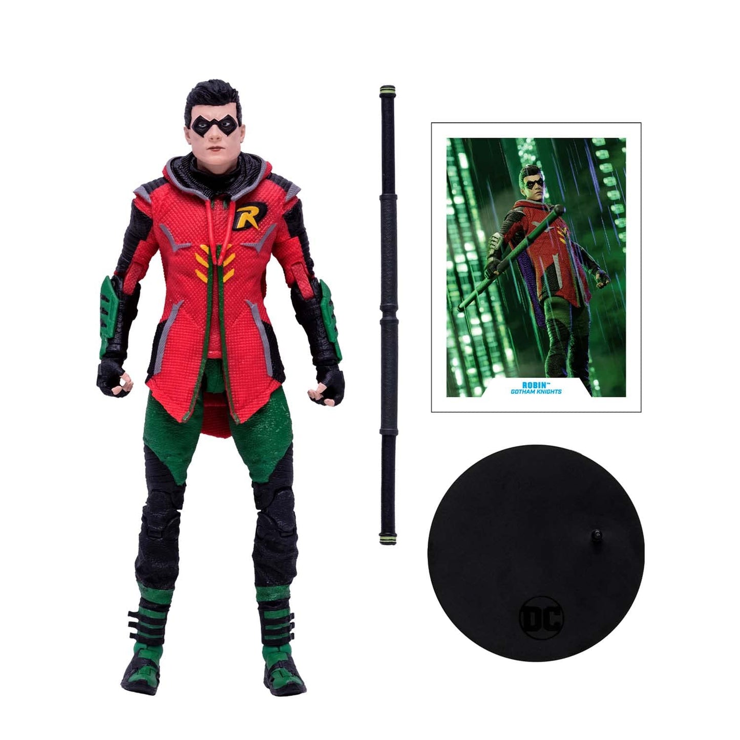 Mcfarlane Toys Dc Multiverse Robin (Gotham Knights) 7' Action Figure With Accessories