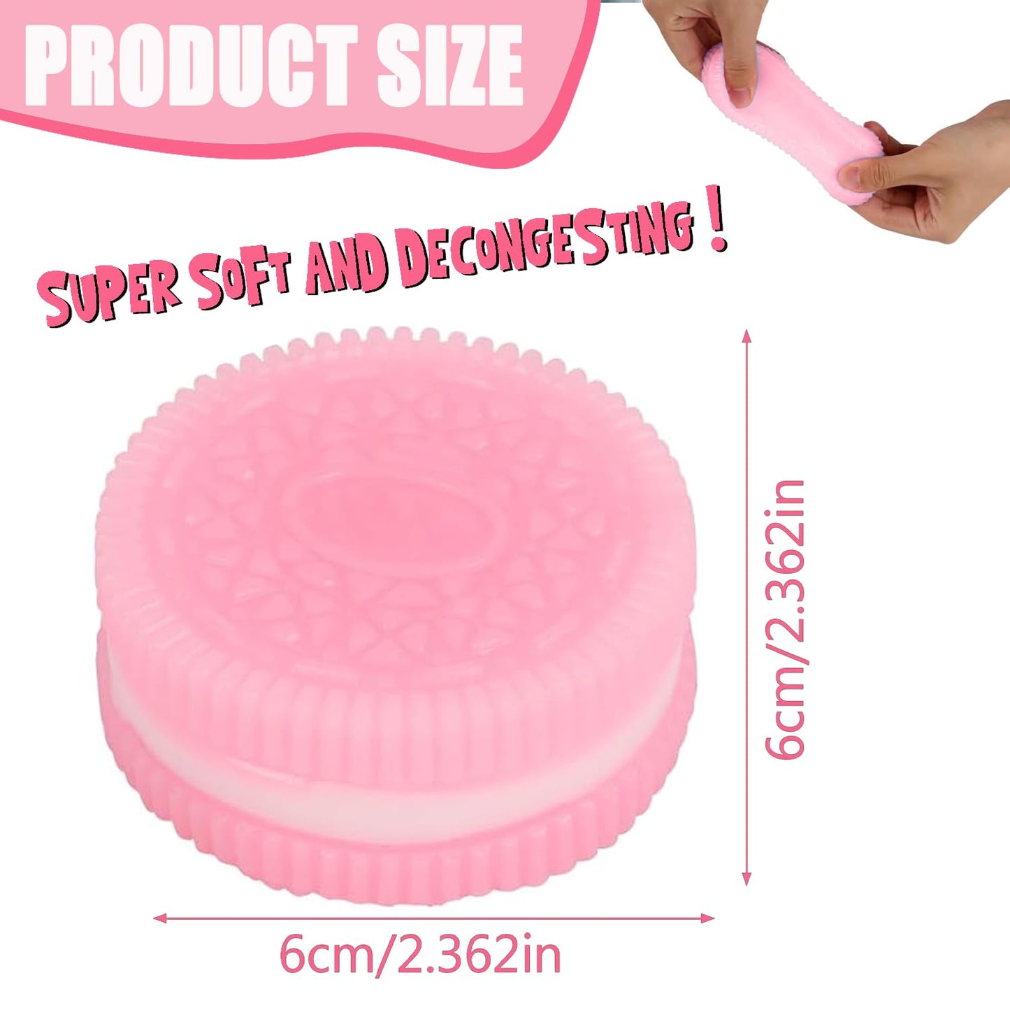 Handmade Silicone Stress Relief Squishy Toy,2025 New Stress Relief Toy,Ultra Soft Decompression Venting,Desk Therapy Gadget for