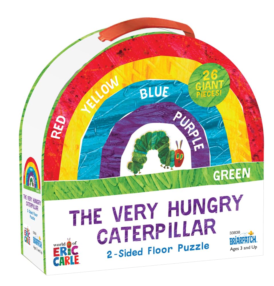 Briarpatch | The Very Hungry Caterpillar 2-Sided Floor Puzzle, Ages 3+