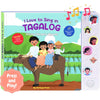 Heritage Kids Press I Love To Sing In Tagalog, Musical Baby Sound Books For Toddlers 1-3, Tagalog Baby Books, Tagalog Books For