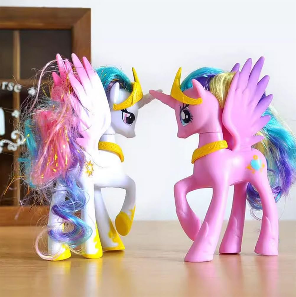 Little Horse Trixie Toy Friendship Movie Feature Character 14Cm Doll Action Figure Model Toy For Girls