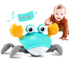 control future Crawling Crab Baby Toy - Infant Tummy Time Toys 3 4 5 6 7 8 9 10 11 12 Babies Boy 3-6 6-12 Learning Crawl 9-12 12
