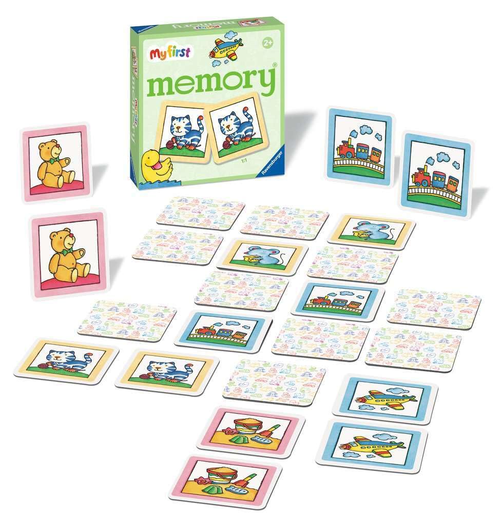 Ravensburger Favorite Things My First Memory Game for Kids Ages 2 and Up - A Fun & Fast Picture Matching Game