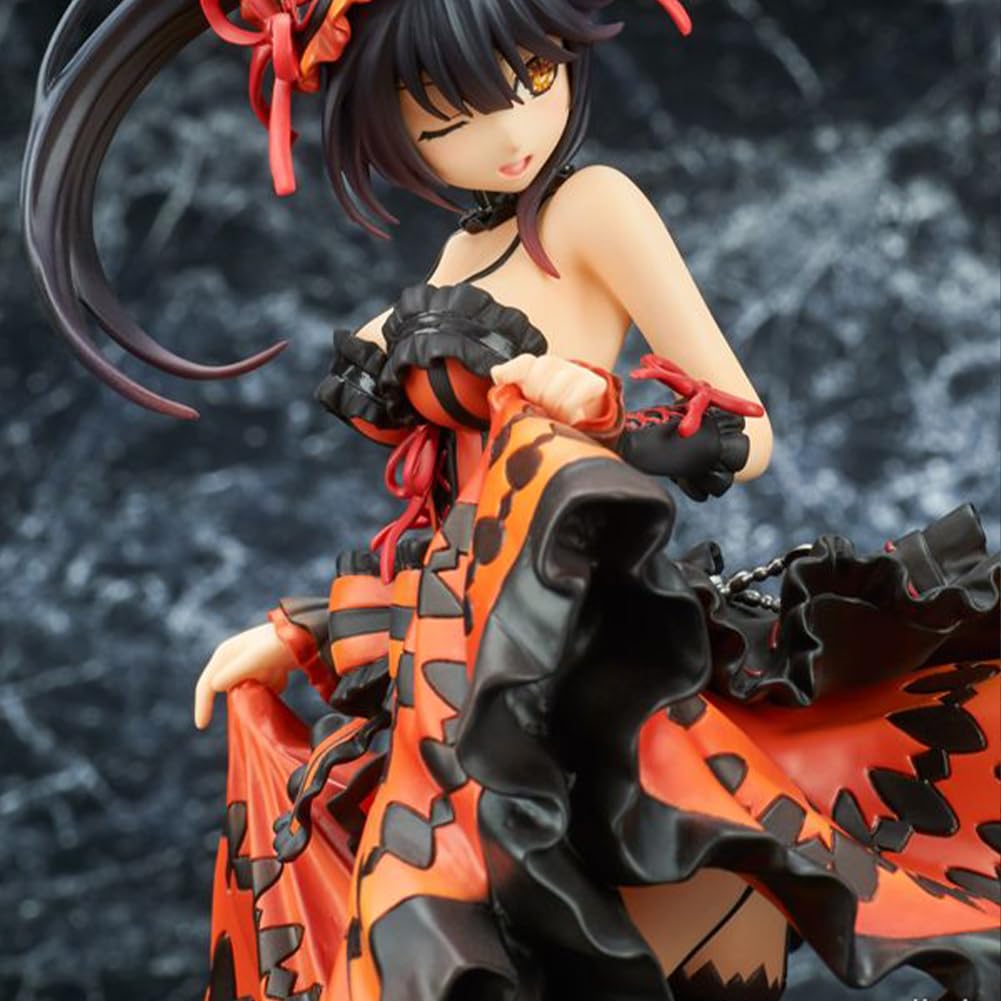 Lunk Tokisaki Kurumi Action Figure Standing Position Model Pvc Anime Statue Character Collections Model Ornaments 11 Inch