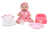 JC Toys Missy Kissy Kiss & Care Nursery | Drink & Wet Interactive Doll Gift Set