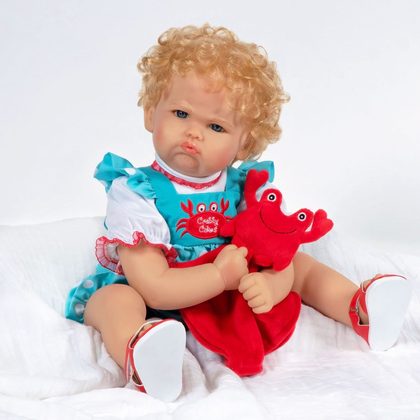 Paradise Galleries Realistic Reborn Toddler Girl Doll 22 Inch Ping Lau Designer Doll With Accessories Special Birthday Gift For Ages 3 And Up - Crabby Cakes