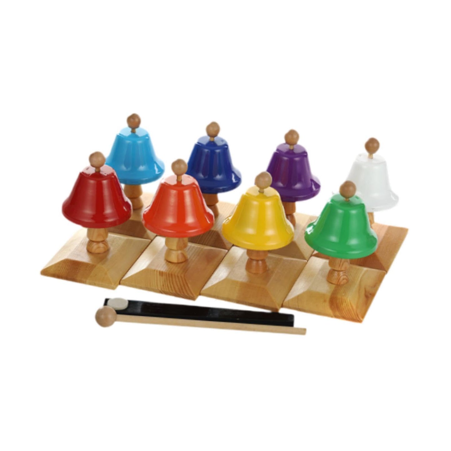 Loom Tree 8 Note Hand Bells For Kids Portable Kids Music Toys For Party Holiday Chorus | Bells & Chimes | Orchestral Percussion