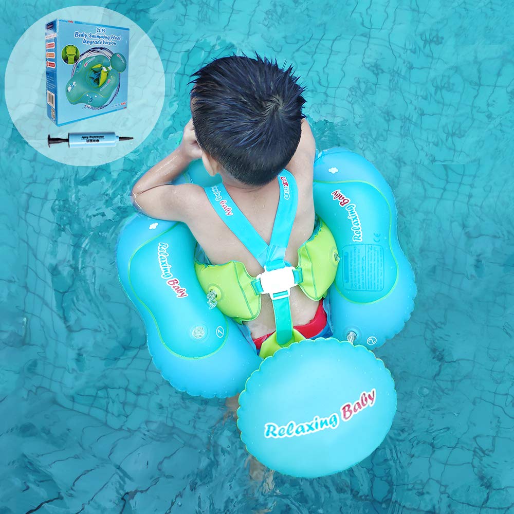 Anti-Slip Baby Swimming Float Ring For Pool, Toddler Floaties Accessories For The Age Of 3 Months-6 Years