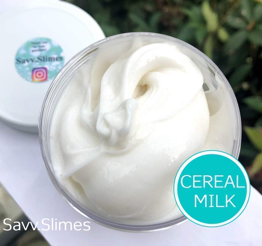 Cereal Milk Scented Slime - Handmade Stretchy Squishy Smooth Thick & Glossy Handmade In Usa