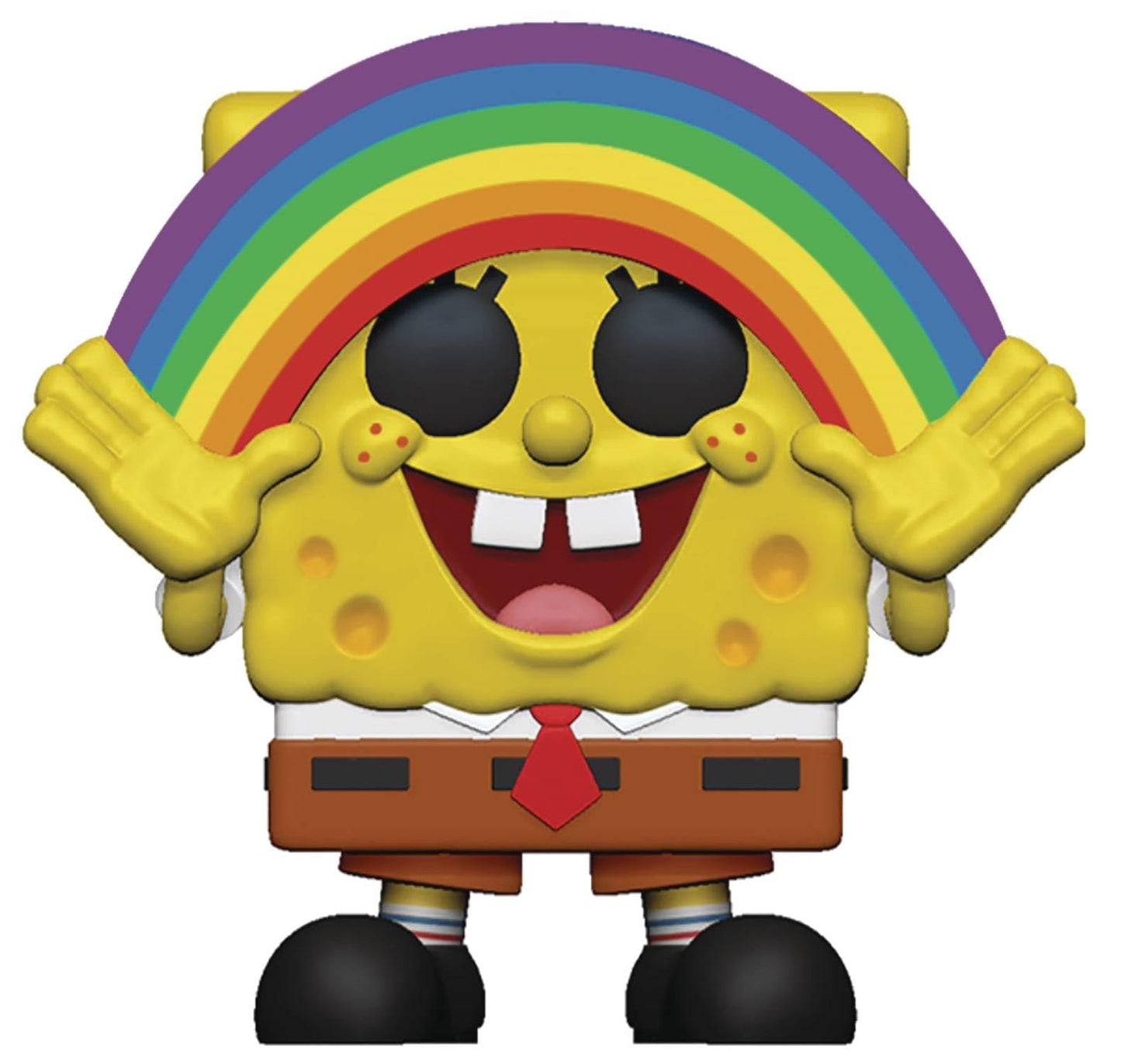 Funko Pop! Animation Spongebob Rainbow Figure, Standard Size, Multicolor, Model 39552, Vinyl Collectible