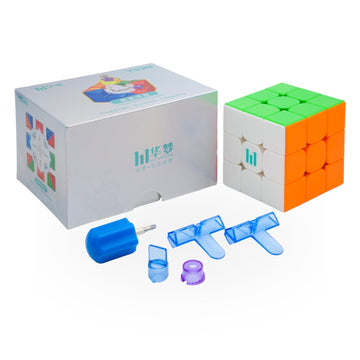 Cubelelo MoYu HuaMeng YS3 M MagLev 3x3 (Magnetic) Stickerless Speedcube for Kids & Adults | Features Double Adjustable System wi