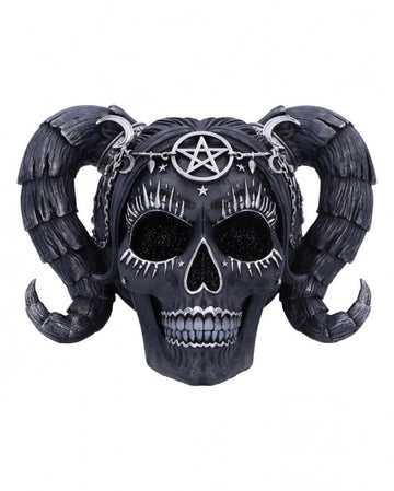 Nemesis Now Drop Dead Gorgeous Figurine, Baphomet Occult Doll Skull Ornament, Gothic Decor Collectible And Gift, Expertly Hand-Painted, 20.5Cm - Solve And Coagula