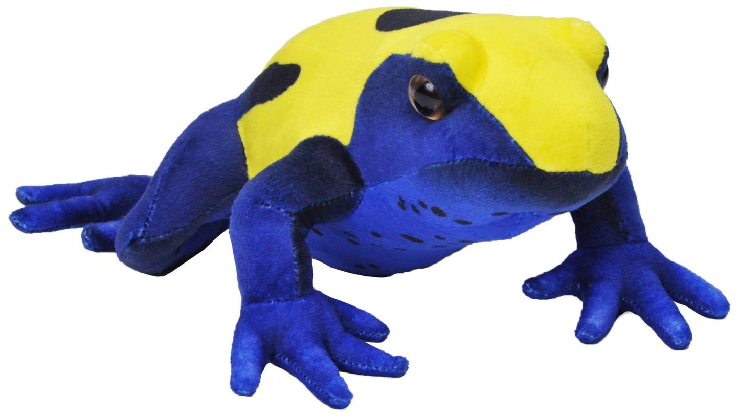 Wild Republic Citronella Dart Frog, Cuddlekins, Stuffed Animal, 12 Inches, Gift For Kids, Plush Toy, Fill Is Spun Recycled Water
