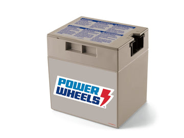 Power Wheels 12-Volt Rechargeable Battery for Ride-On Vehicles, 1 Count, Multicolor, Model 74777