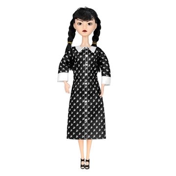 Dbywiub 11.5'' Girls Black Dolls, Toys Long Sleeve Dots Black Hair & Black Shoe, Birthday For Girls Fans Kids