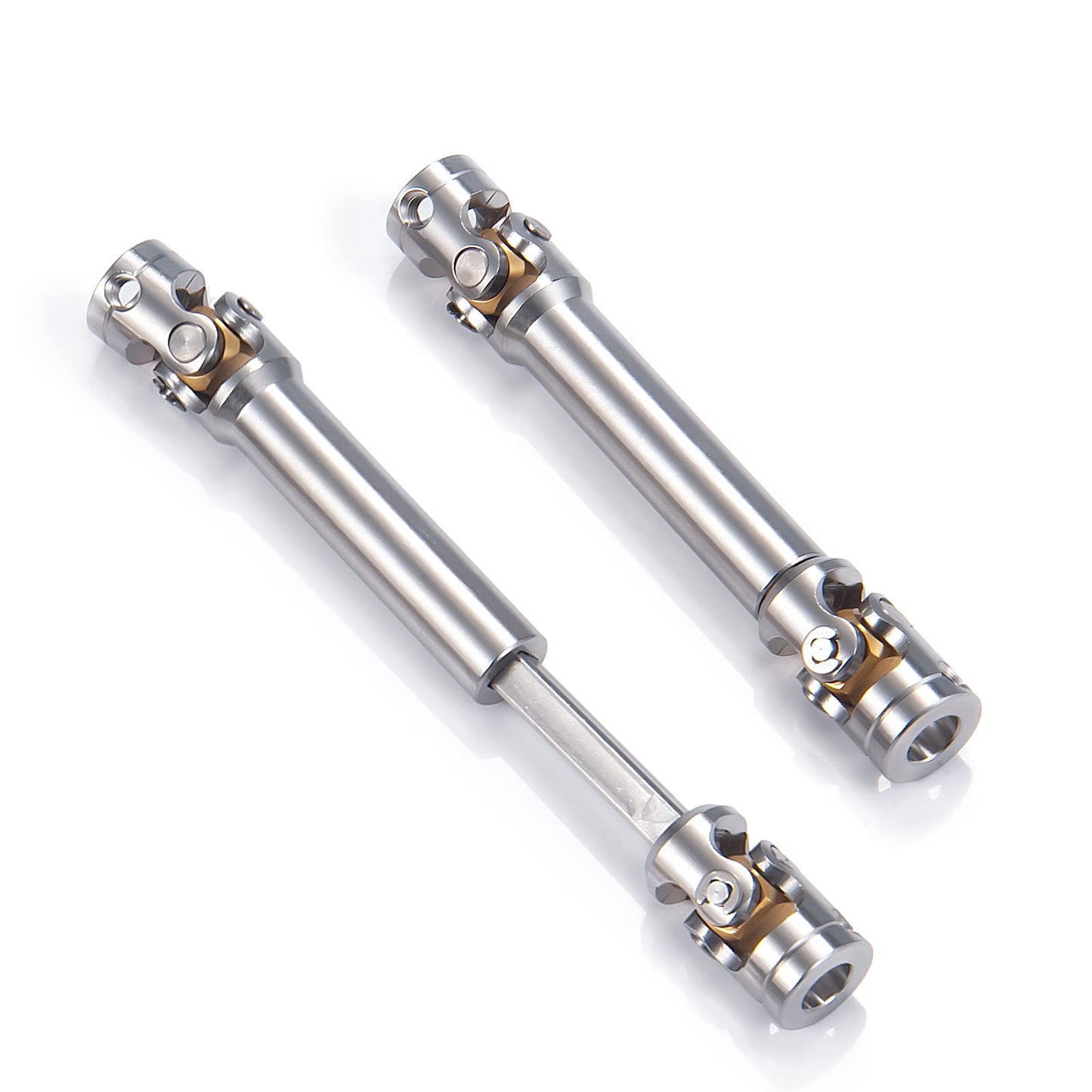 RC-Hub 1Pcs RC Driveshafts Metal Drive Shaft 45-50/47-57/55-67/60-80mm for 1:14 Tamiya Trailer Tractor Truck RC Crawler Car (65-