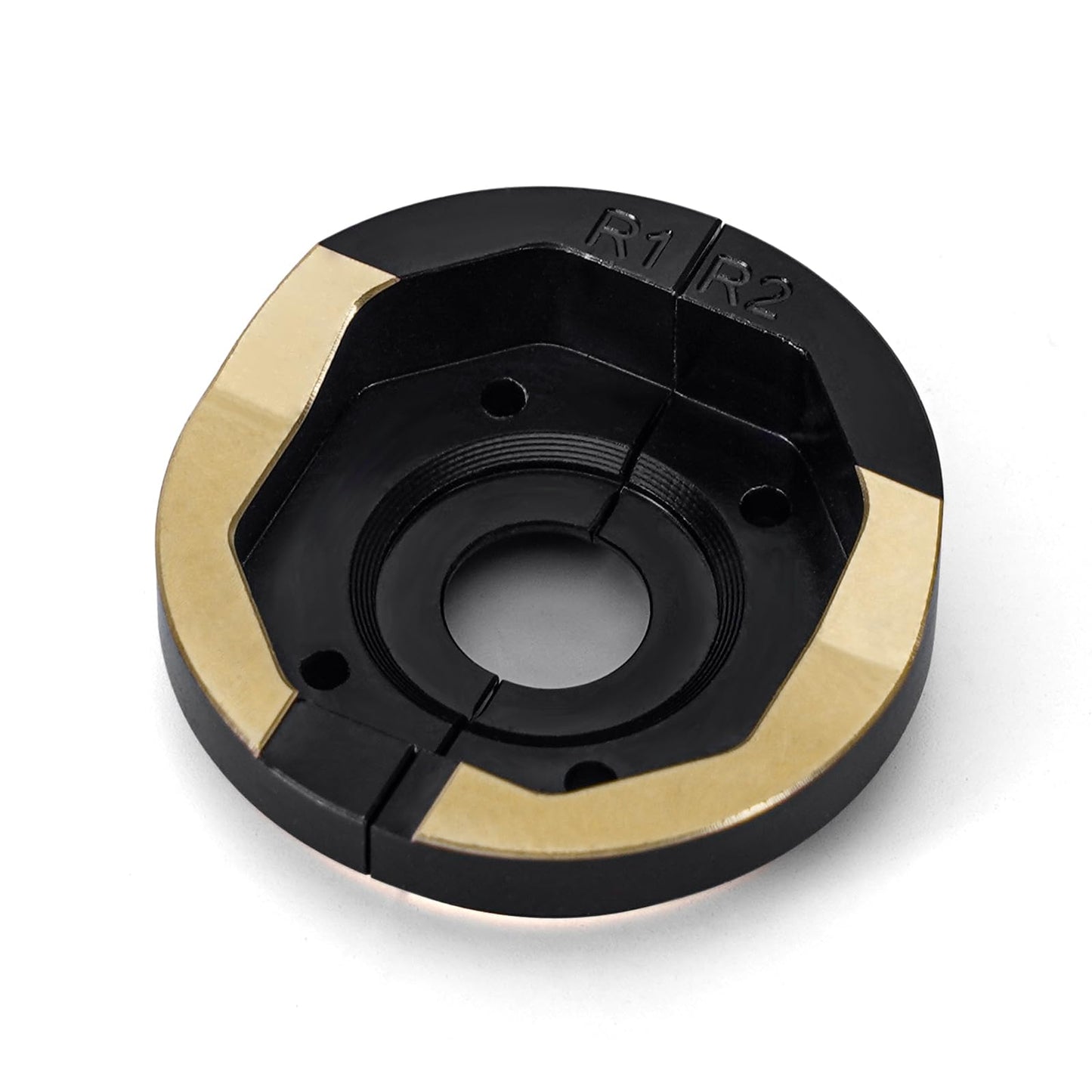 INJORA Brass Steering Knuckles with Counterweight Kit for 1/18 RC Crawler TRX4M Upgrade Parts