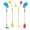 Altdorff 8PCS Kids Rake and Shovel Set Yard Toys for Kids Ages 3-11 Include Colorful Long Rake Shovel Hoe Leaf Rake Garden Gifts for Children Outdoor Play