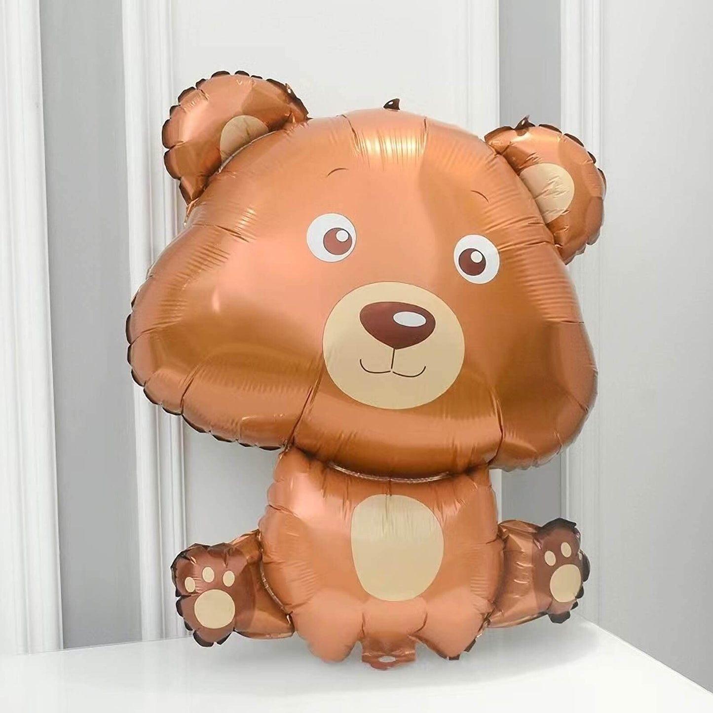 Big Bear Balloons Cute Brown Bear Balloons Animal Woodland Bear Balloons For Jungle Safari Theme Kids Birthday Party Decorations