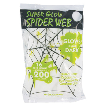 Glow In Dark Spiderweb (Pack Of 1)