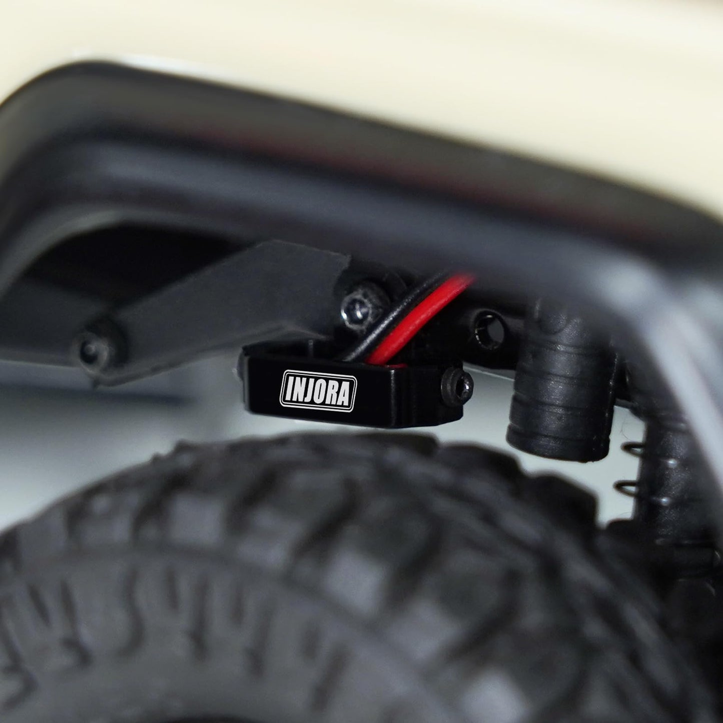 INJORA M1.4 Rock Lights Kit with Controller for 1/24 RC Crawler Upgrade(4 Lights)