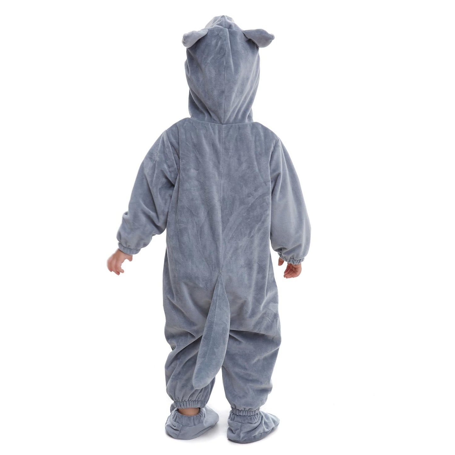 Hsctek Baby Wolf Costume, Infant Wolf Costume Baby Boys Girls, Baby Halloween Costume For Toddler Newborn 9-12Months