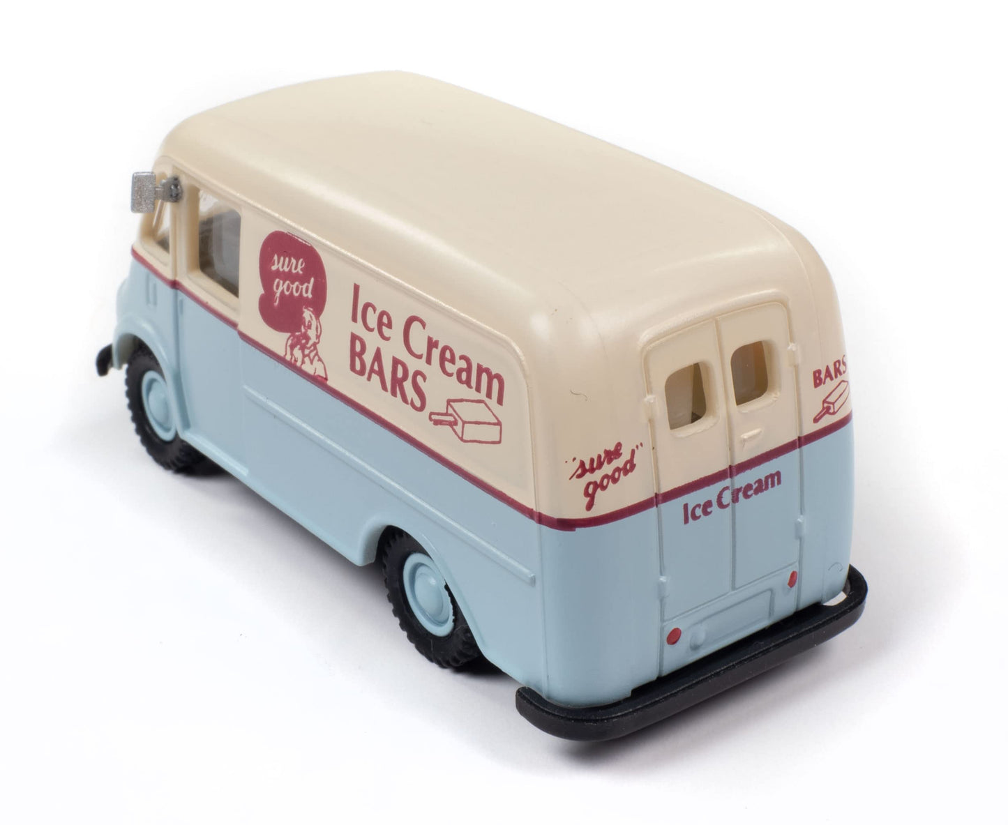 Mini Metals Classic Metal Works 30627 Light Blue & Cream With Red Stripes Ice Cream Bars 1 By 87 Scale Model Car For Internation