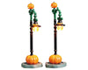 Lemax Spooky Town Witch Pumpkin Patch Lights, Set Of 2, B/O (4.5V) #74217