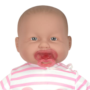JC Toys Lots to Cuddle Babies 20-Inch Pink Soft Body Baby Doll and Accessories Designed by Berenguer, Pink - caucasian
