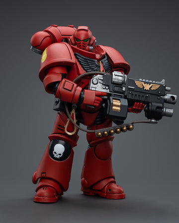 Joytoy Warhammer 40K Space Marine Genuine License 1/18 Soldier, 4Inch Models Space Marines Action Figures Kits (Blood Angels Int