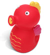 Dollibu Seahorse Bath Buddy Squirter – Floating Red Seahorse Rubber Bath Toy, Fun Water Squirting Bathtime Play For Toddlers, Cute Sea Life Animal Toy For The Bathtub, Beach, & Pool For Girls & Boys