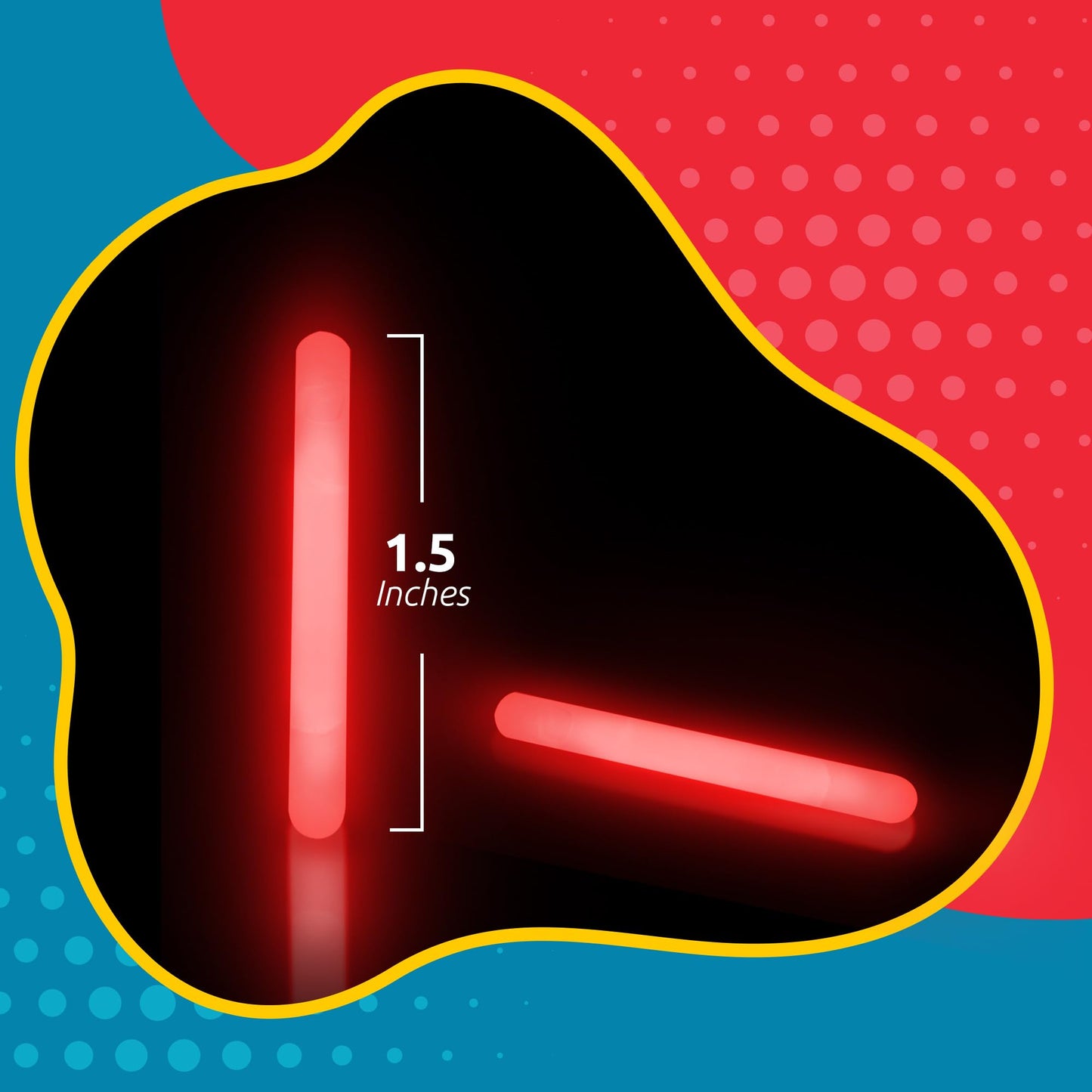 Fun Central - 50 Pack - 1.5 Inch Mini Glow Sticks