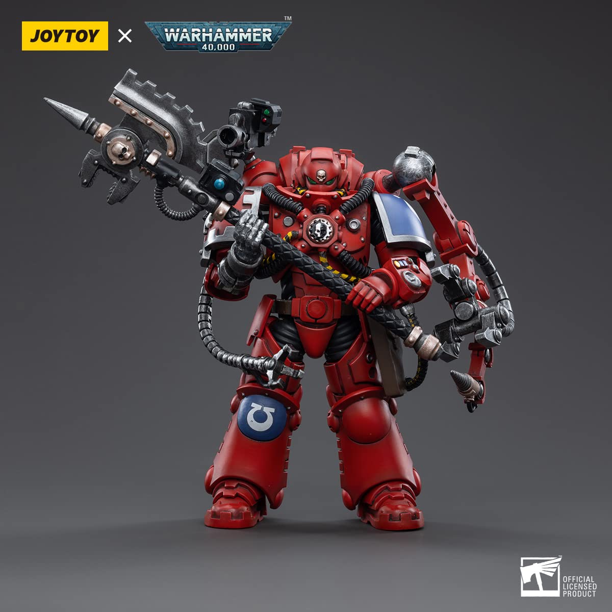 Beerise Joytoy 1/18 Action Figures - Warhammer 40,000 Ultramarines Primaris Techmarine Tybestis - 5,Classic Character,Collectibl