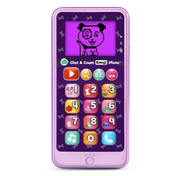 Leapfrog Chat And Count Emoji Phone, Purple