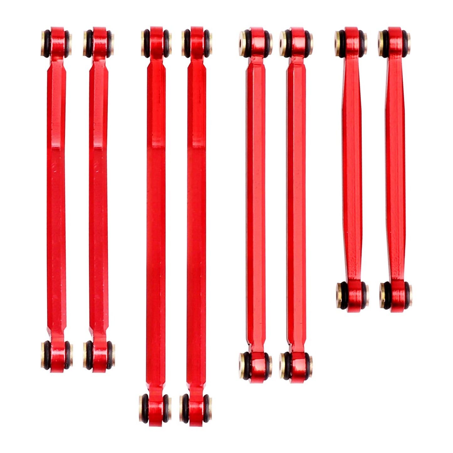 HobbyPark High Clearance Links Set Steering Rod Tie Upgrades for Axial SCX24 C10 AXI00001 Wrangler JLU AXI00002 Bronco AXI00006