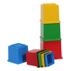 Funskool Giggles, Stacking Cubes , Multicolour Stacking Blocks With Alphabet, Helps To Sort,Stack And Nest, 12 Months & Above, I