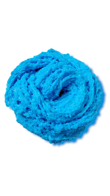 Blue Raspberry Slushy Snowfizz Handmade Scented Slime 4Oz - Hoshimi Slimes