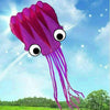 5M 3D Large Octopus Parafoil Kite With Handle & String, Fun To Fly, Outdoor Park Garden Beach Fun
