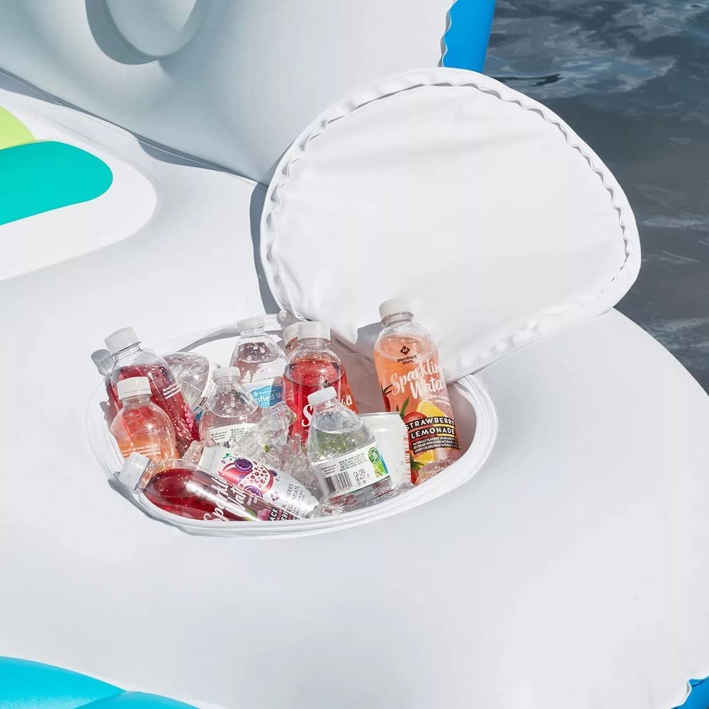 Members Mark Paradise Island Float (Green, Island), 166 x 119 x 30